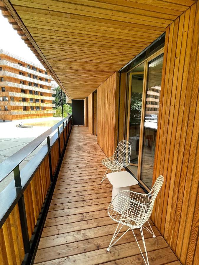 Ferienwohnung 3,5 Zimmer direkt an Ski- und Bikepiste Flims Exterior foto