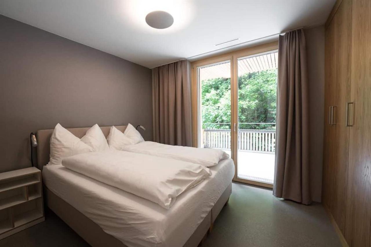 Ferienwohnung 3,5 Zimmer direkt an Ski- und Bikepiste Flims Exterior foto