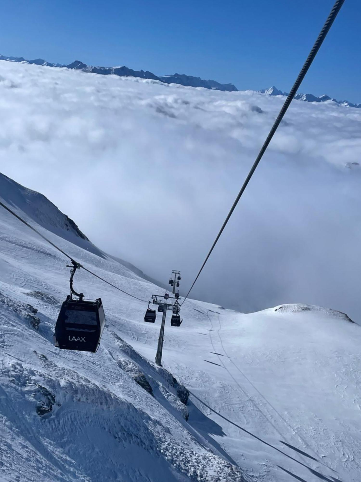 Ferienwohnung 3,5 Zimmer direkt an Ski- und Bikepiste Flims Exterior foto
