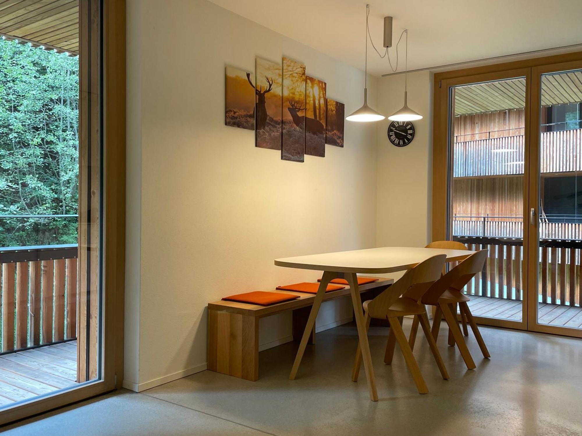 Ferienwohnung 3,5 Zimmer direkt an Ski- und Bikepiste Flims Exterior foto